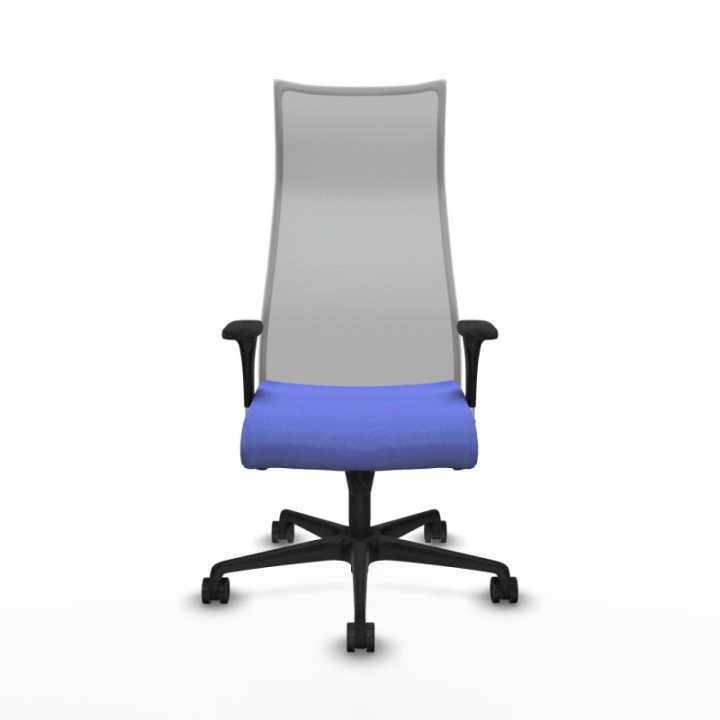 Albacete malla XL sincro malla gris bali azul claro brazos 1D base nailon ruedas 65mm nailon