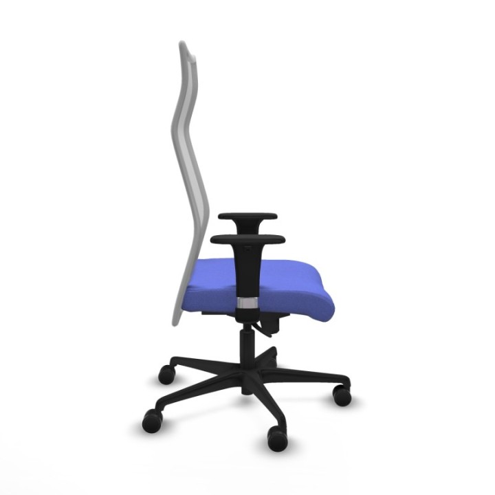 Albacete malla XL sincro malla gris bali azul claro brazos 1D base nailon ruedas 65mm nailon