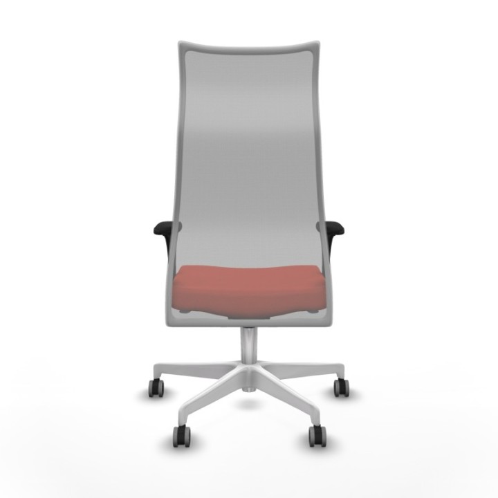 Albacete malla XL sincro malla gris bali naranja oscuro brazos 1D base blanca ruedas 65mm engomadas