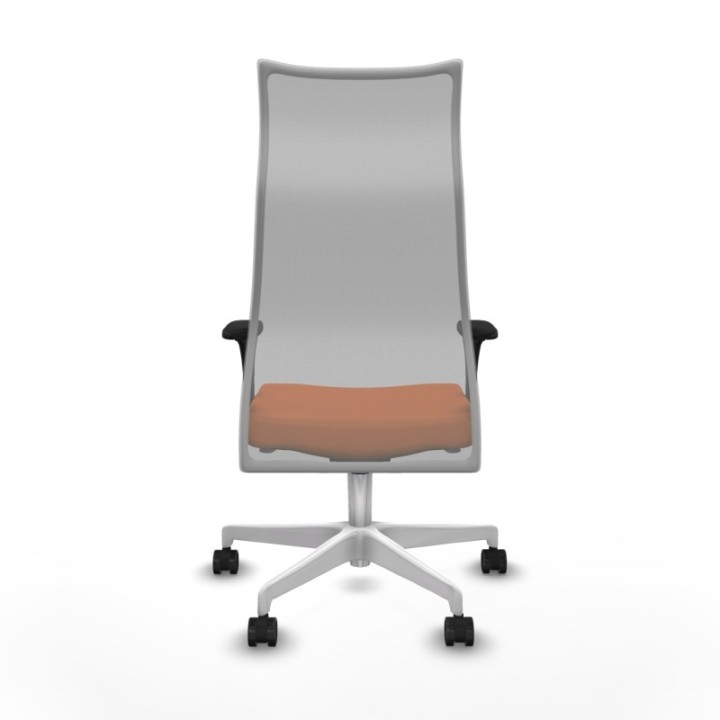 Albacete malla XL sincro malla gris bali naranja brazos 1D base blanca ruedas 65mm nailon