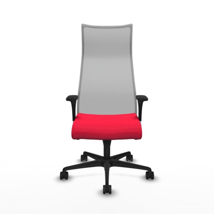 Albacete malla XL sincro malla gris bali rojo brazos 1D base nailon ruedas 65mm nailon