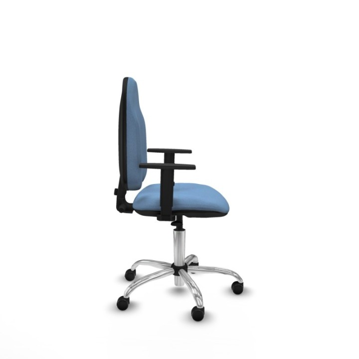 Algarra CP bali azul cielo brazos 1D base cromada ruedas autofrenantes 50mm