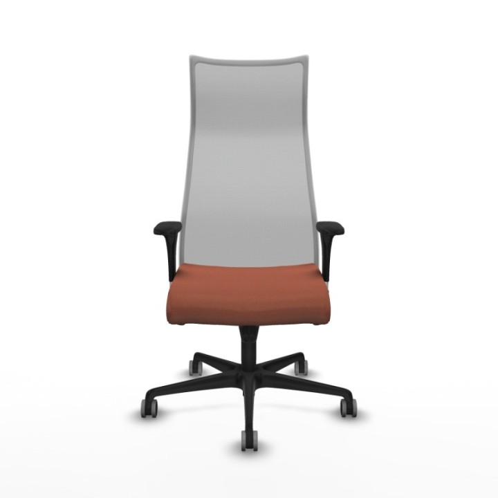 Albacete malla XL sincro malla gris bali marrón brazos 1D base nailon ruedas 65mm engomadas