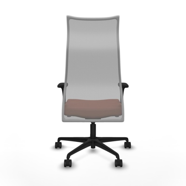 Albacete malla XL sincro malla gris bali marrón brazos 1D base nailon ruedas 65mm nailon