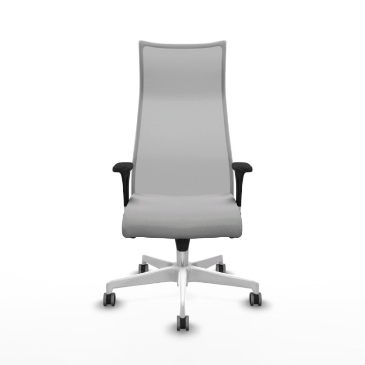 Albacete malla XL sincro malla gris bali gris claro brazos 1D base blanca ruedas 65mm engomadas