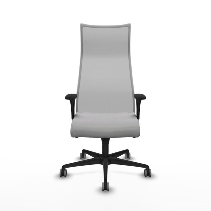 Albacete malla XL sincro malla gris bali gris claro brazos 1D base nailon ruedas 65mm engomadas