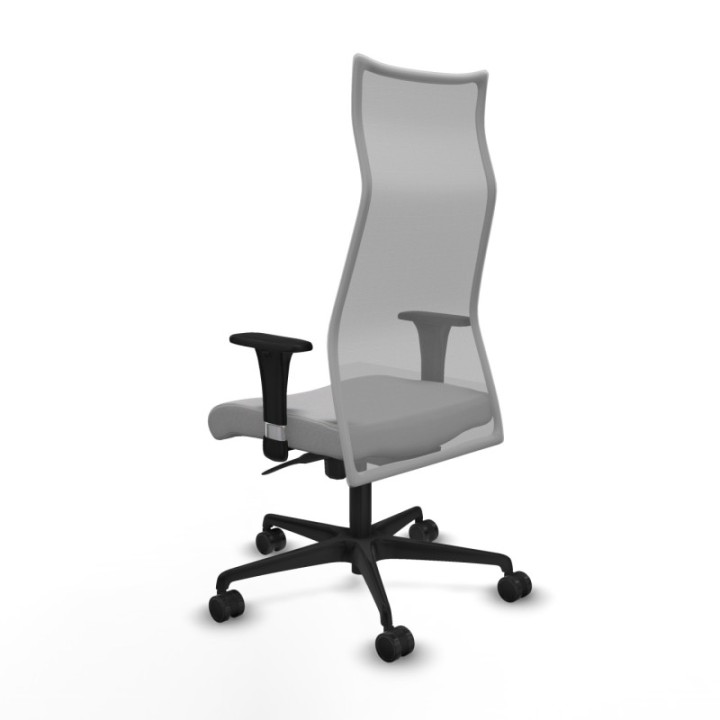 Albacete malla XL sincro malla gris bali gris claro brazos 1D base nailon ruedas 65mm nailon