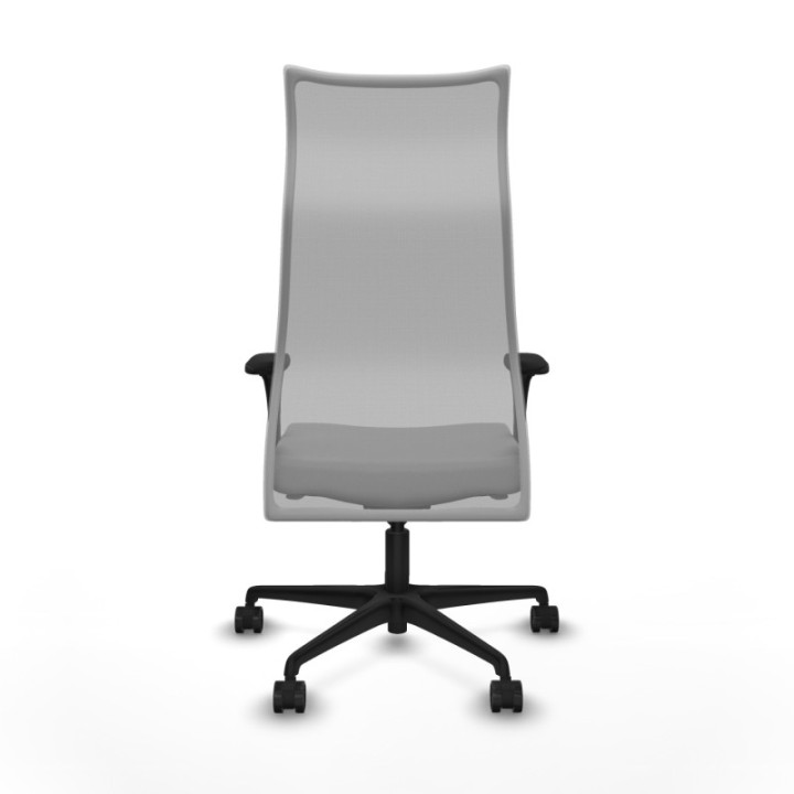 Albacete malla XL sincro malla gris bali gris claro brazos 1D base nailon ruedas 65mm nailon