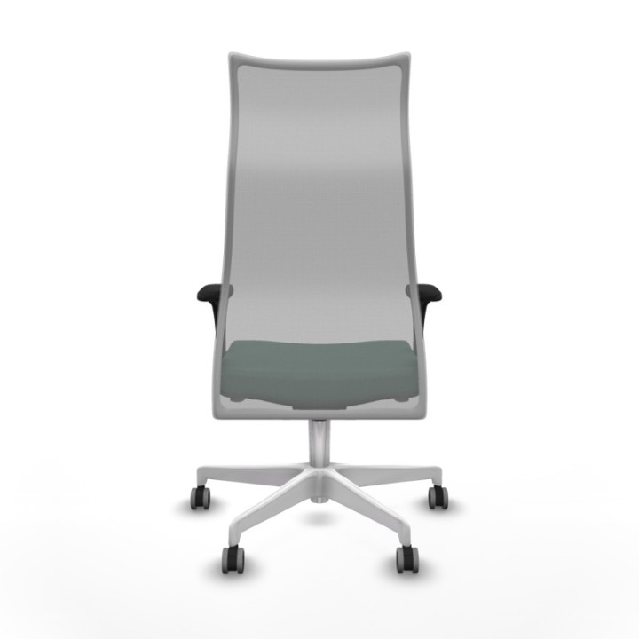 Albacete malla XL sincro malla gris bali verde botella brazos 1D base blanca ruedas 65mm engomadas