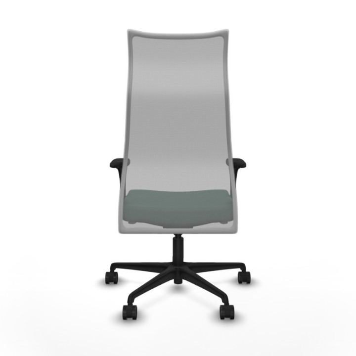 Albacete malla XL sincro malla gris bali verde botella brazos 1D base nailon ruedas 65mm nailon