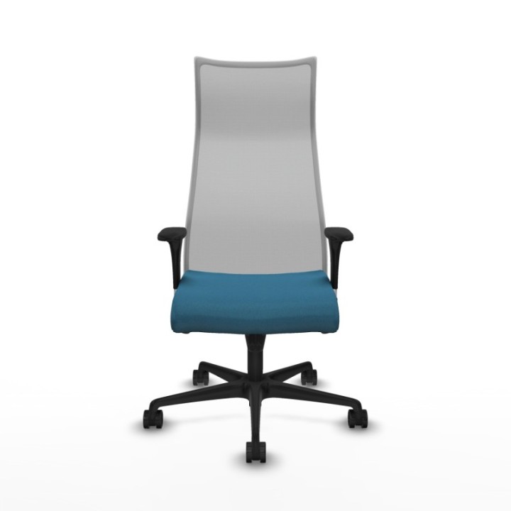 Albacete malla XL sincro malla gris bali verde petroleo brazos 1D base nailon ruedas 65mm nailon