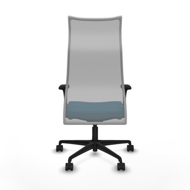 Albacete malla XL sincro malla gris bali verde petroleo brazos 1D base nailon ruedas 65mm nailon