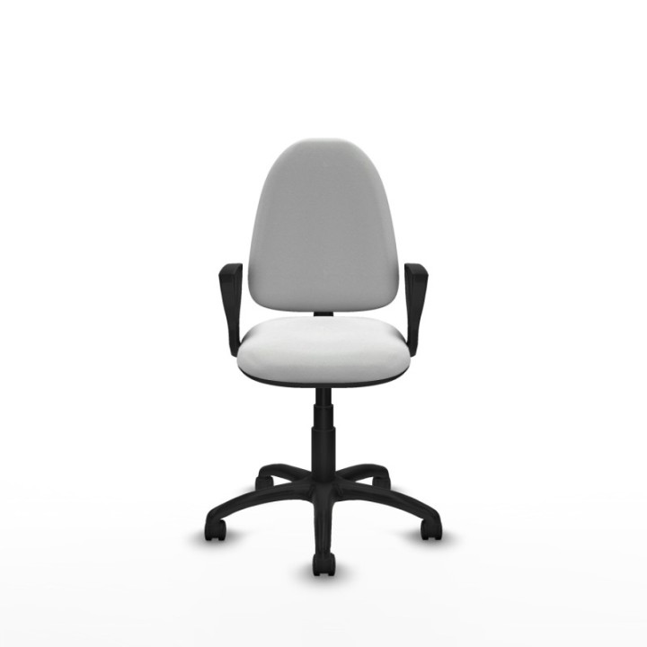 Aýna CP bali blanco brazos fijos base poliamida ruedas nailon 50mm