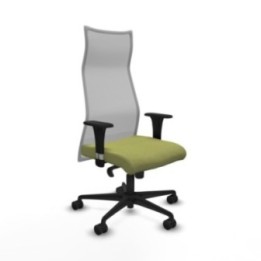 Albacete malla XL sincro malla gris bali verde oliva brazos 1D base nailon ruedas 65mm nailon