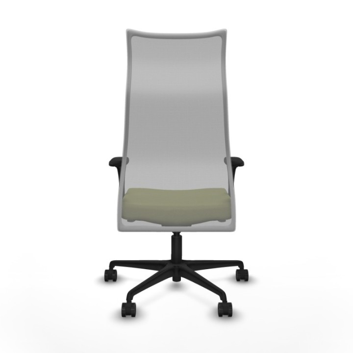 Albacete malla XL sincro malla gris bali verde oliva brazos 1D base nailon ruedas 65mm nailon