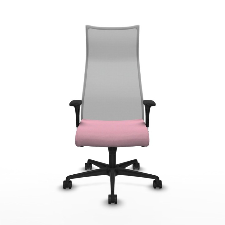 Albacete malla XL sincro malla gris bali rosa brazos 1D base nailon ruedas 65mm nailon