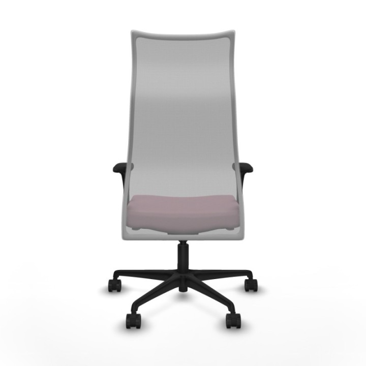 Albacete malla XL sincro malla gris bali rosa brazos 1D base nailon ruedas 65mm nailon