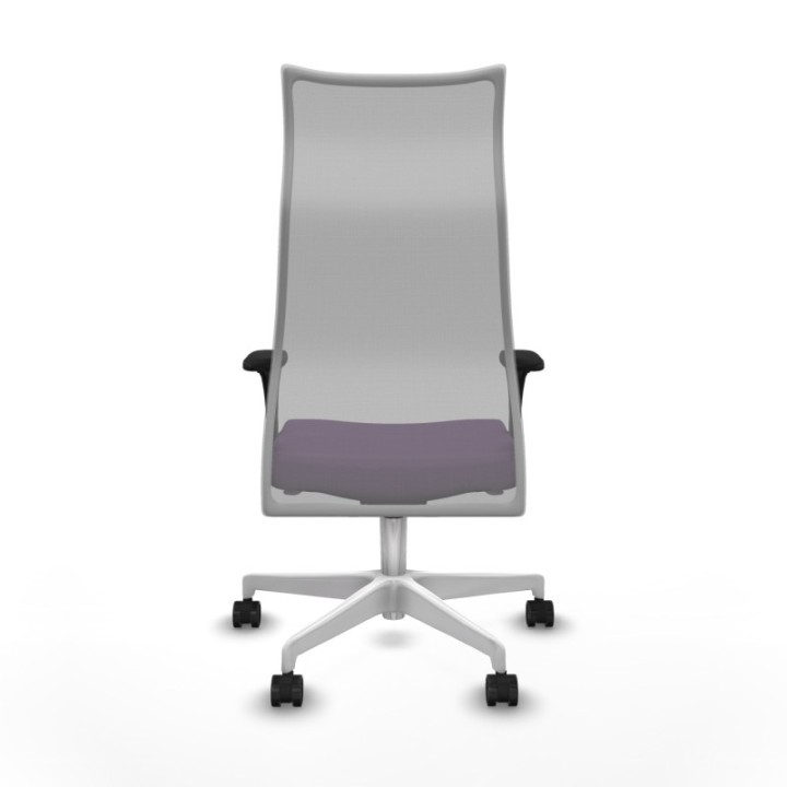 Albacete malla XL sincro malla gris bali morado brazos 1D base blanca ruedas 65mm nailon