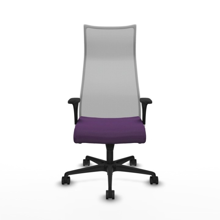 Albacete malla XL sincro malla gris bali morado brazos 1D base nailon ruedas 65mm nailon