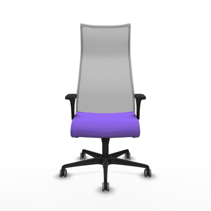 Albacete malla XL sincro malla gris bali lila brazos 1D base nailon ruedas 65mm engomadas