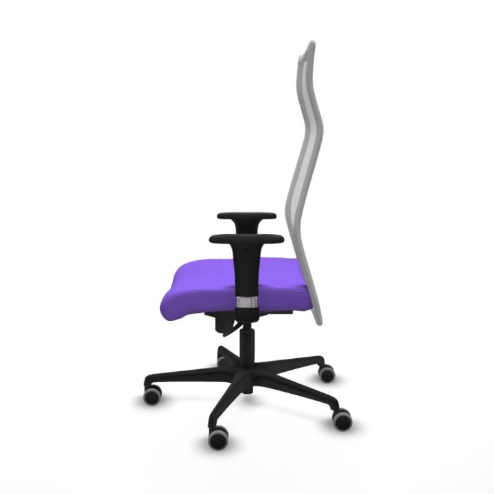 Albacete malla XL sincro malla gris bali lila brazos 1D base nailon ruedas 65mm engomadas