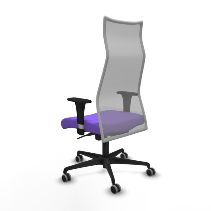 Albacete malla XL sincro malla gris bali lila brazos 1D base nailon ruedas 65mm engomadas