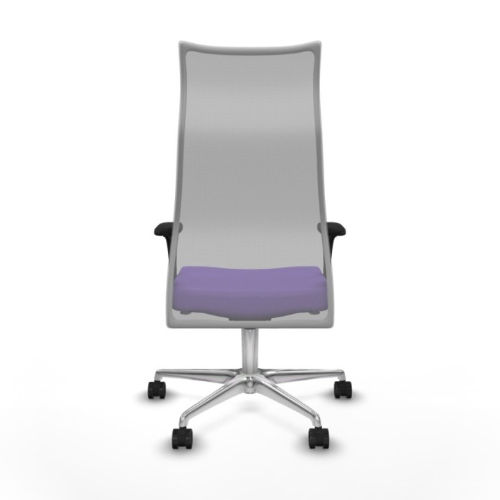 Albacete malla XL sincro malla gris bali lila brazos 1D base aluminio ruedas 65mm nailon