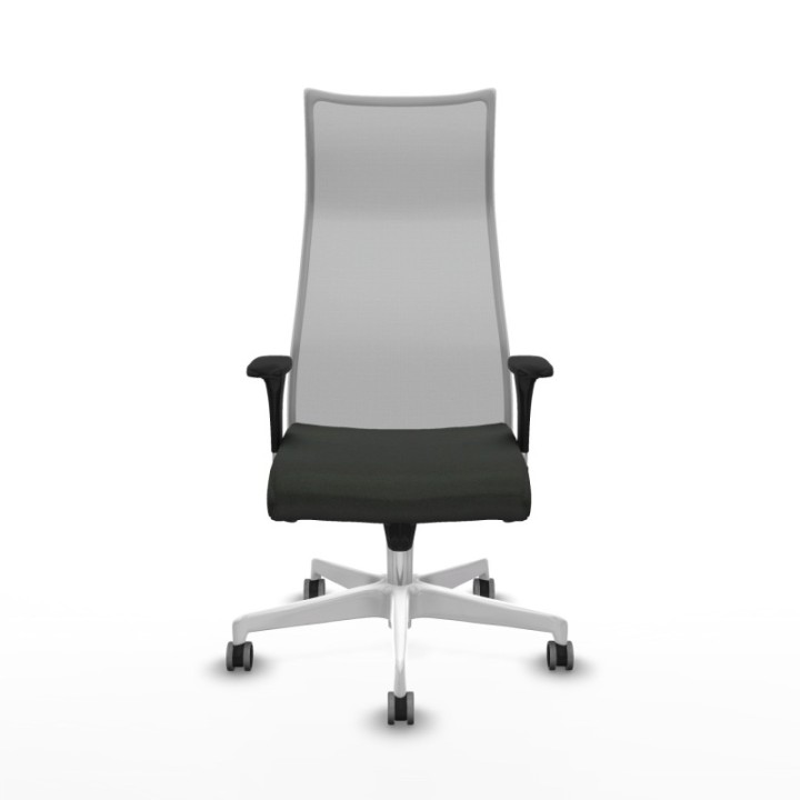 Albacete malla XL sincro malla gris bali negro brazos 1D base blanca ruedas 65mm engomadas