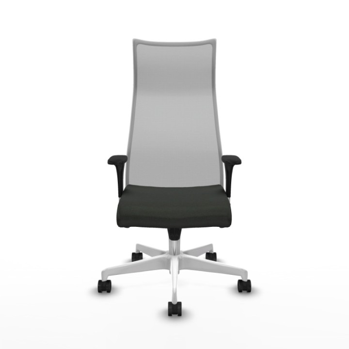 Albacete malla XL sincro malla gris bali negro brazos 1D base blanca ruedas 65mm nailon