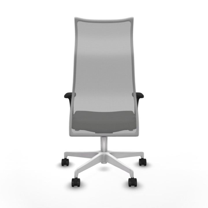 Albacete malla XL sincro malla gris bali negro brazos 1D base blanca ruedas 65mm nailon