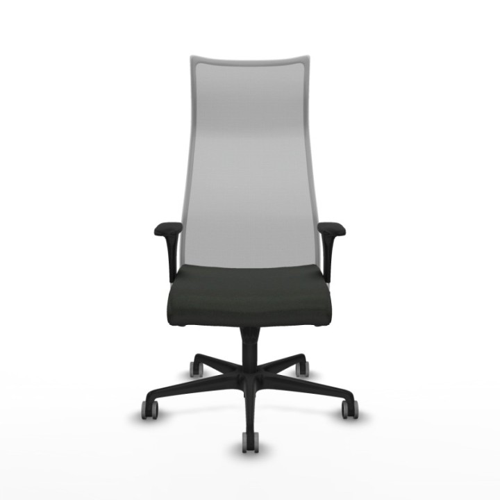 Albacete malla XL sincro malla gris bali negro brazos 1D base nailon ruedas 65mm engomadas