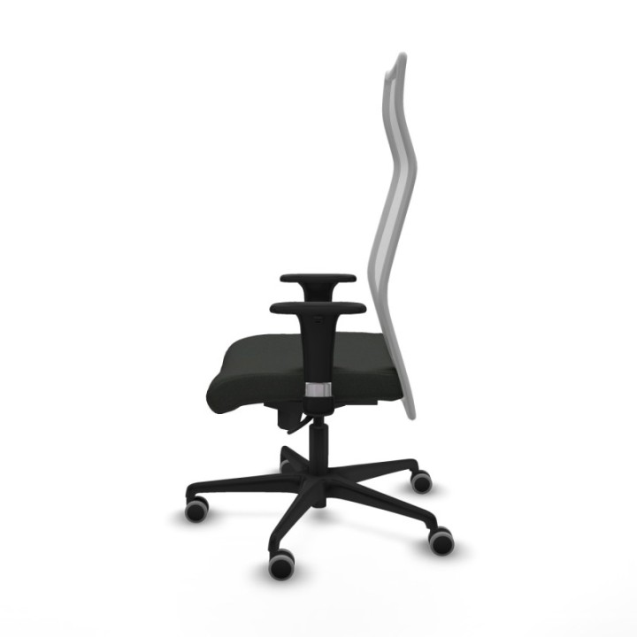 Albacete malla XL sincro malla gris bali negro brazos 1D base nailon ruedas 65mm engomadas