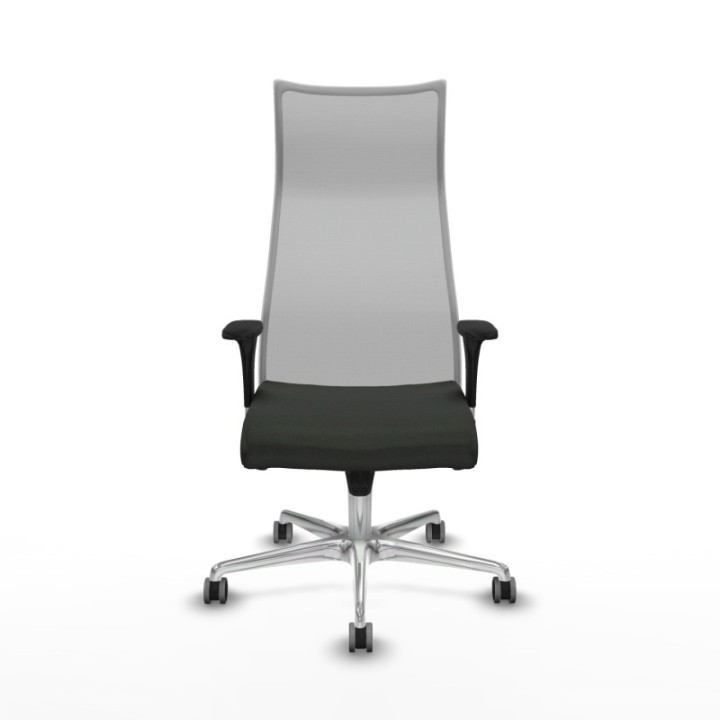 Albacete malla XL sincro malla gris bali negro brazos 1D base aluminio ruedas 65mm engomadas