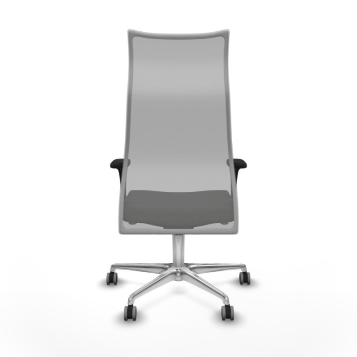 Albacete malla XL sincro malla gris bali negro brazos 1D base aluminio ruedas 65mm engomadas