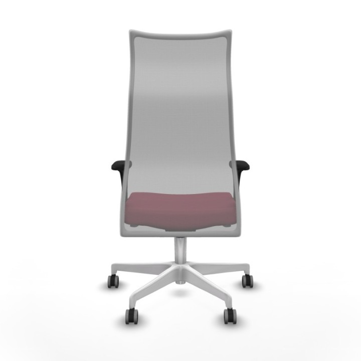 Albacete malla XL sincro malla gris bali granate brazos 1D base blanca ruedas 65mm engomadas