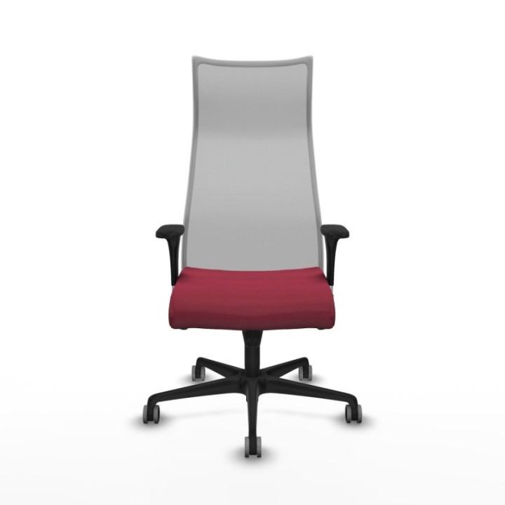 Albacete malla XL sincro malla gris bali granate brazos 1D base nailon ruedas 65mm engomadas