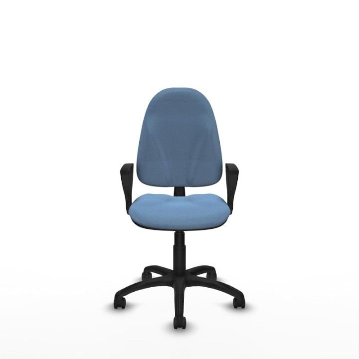 Algarra CP bali azul cielo brazos fijos base poliamida ruedas autofrenantes 50mm