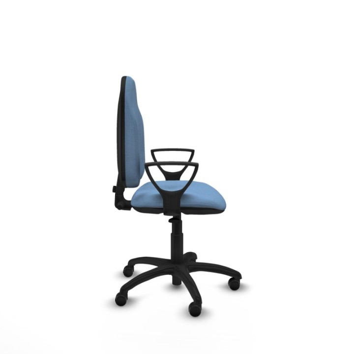 Algarra CP bali azul cielo brazos fijos base poliamida ruedas engomadas 50mm