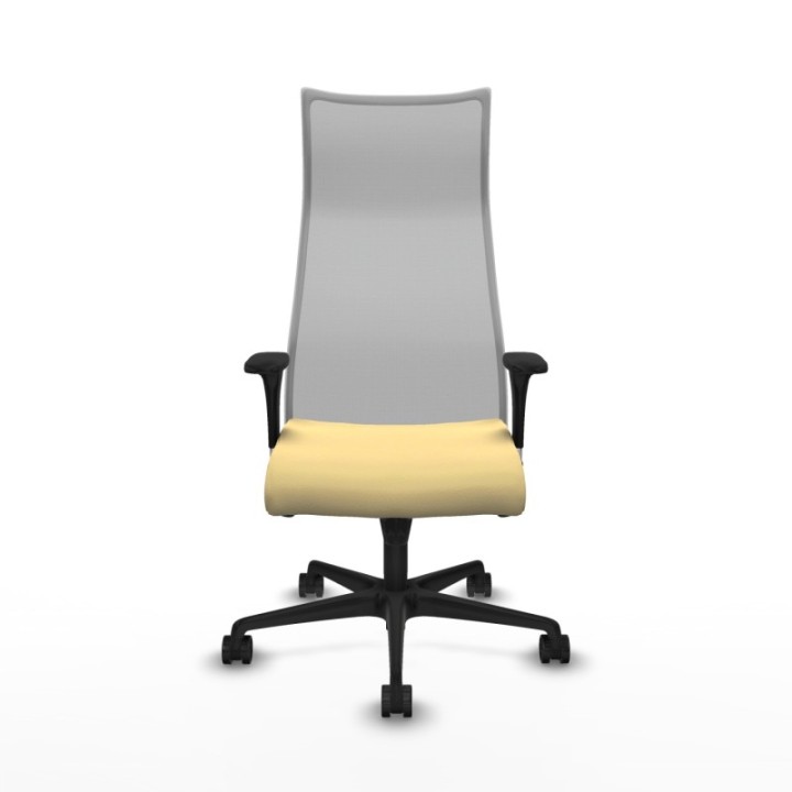 Albacete malla XL sincro malla gris similpiel crema brazos 1D base nailon ruedas 65mm nailon