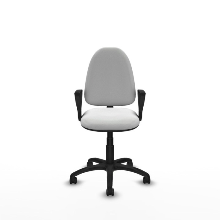 Aýna CP bali blanco brazos fijos base poliamida ruedas engomadas 50mm