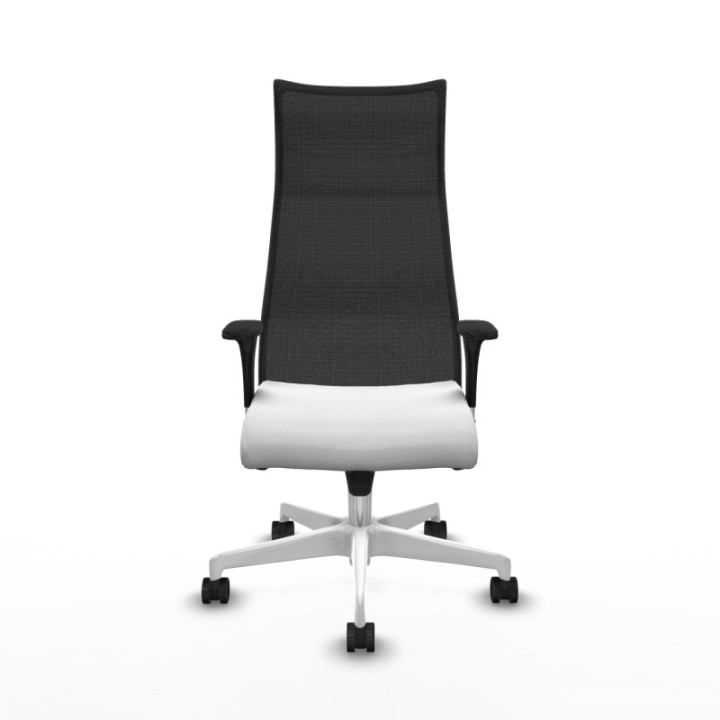 Albacete malla XL sincro malla negra bali blanco brazos 1D base blanca ruedas 65mm nailon