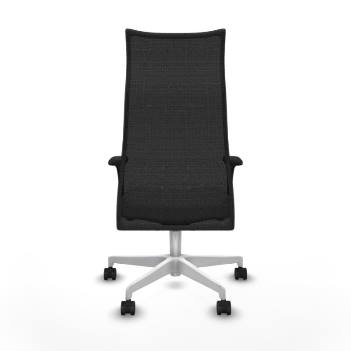 Albacete malla XL sincro malla negra bali blanco brazos 1D base blanca ruedas 65mm nailon