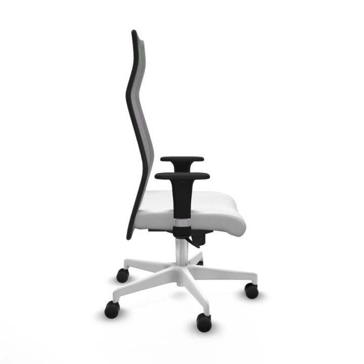 Albacete malla XL sincro malla negra bali blanco brazos 1D base blanca ruedas 65mm nailon