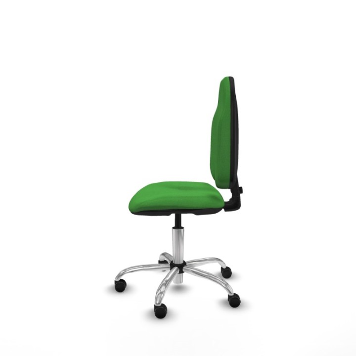 Algarra CP bali verde  base cromada ruedas autofrenantes 50mm