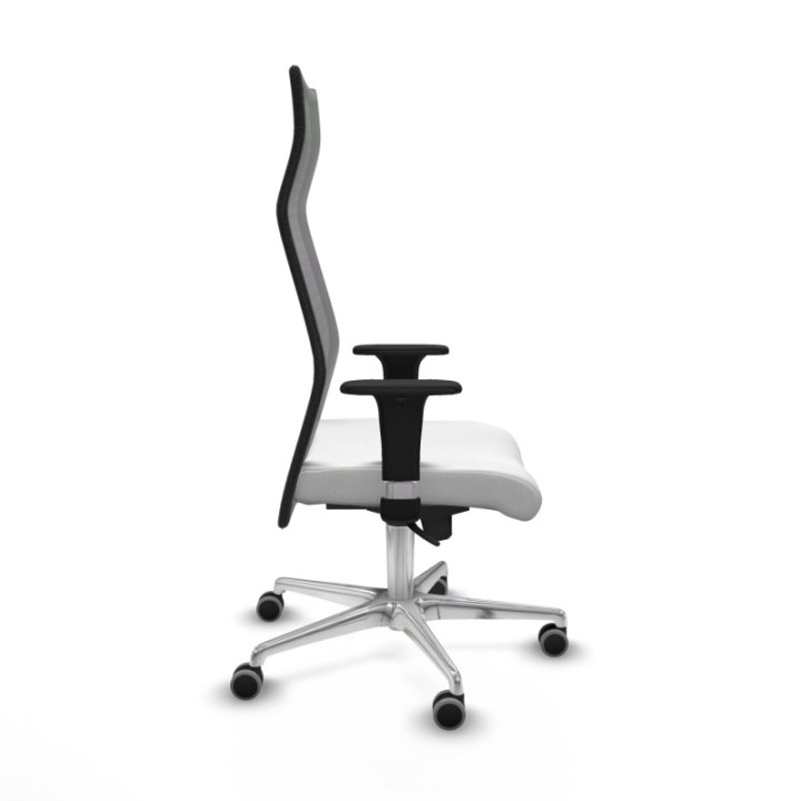 Albacete malla XL sincro malla negra bali blanco brazos 1D base aluminio ruedas 65mm engomadas