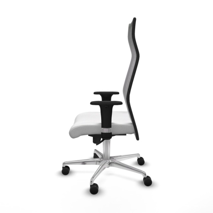 Albacete malla XL sincro malla negra bali blanco brazos 1D base aluminio ruedas 65mm nailon