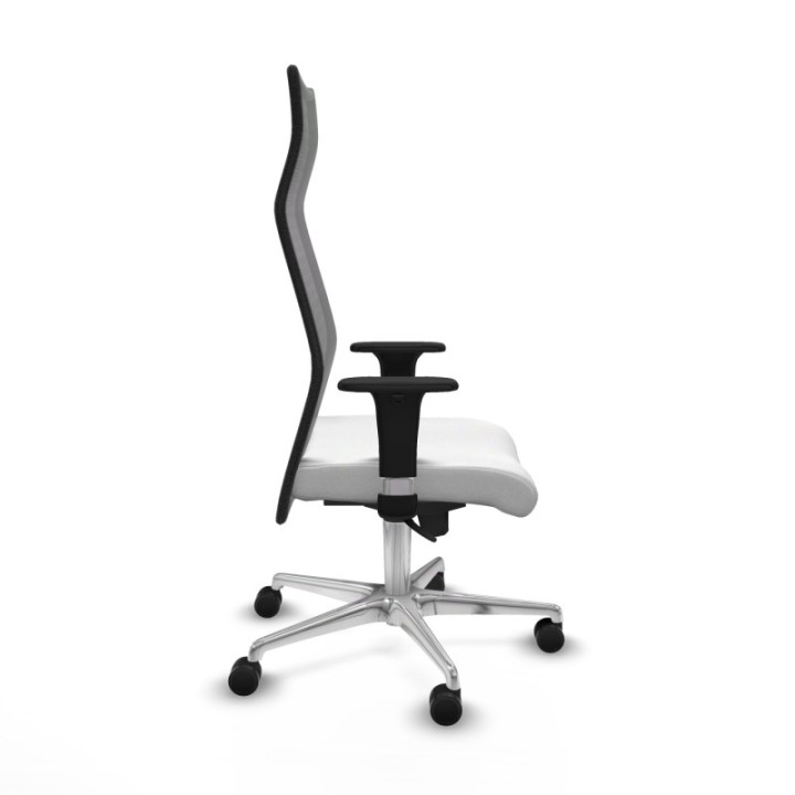 Albacete malla XL sincro malla negra bali blanco brazos 1D base aluminio ruedas 65mm nailon