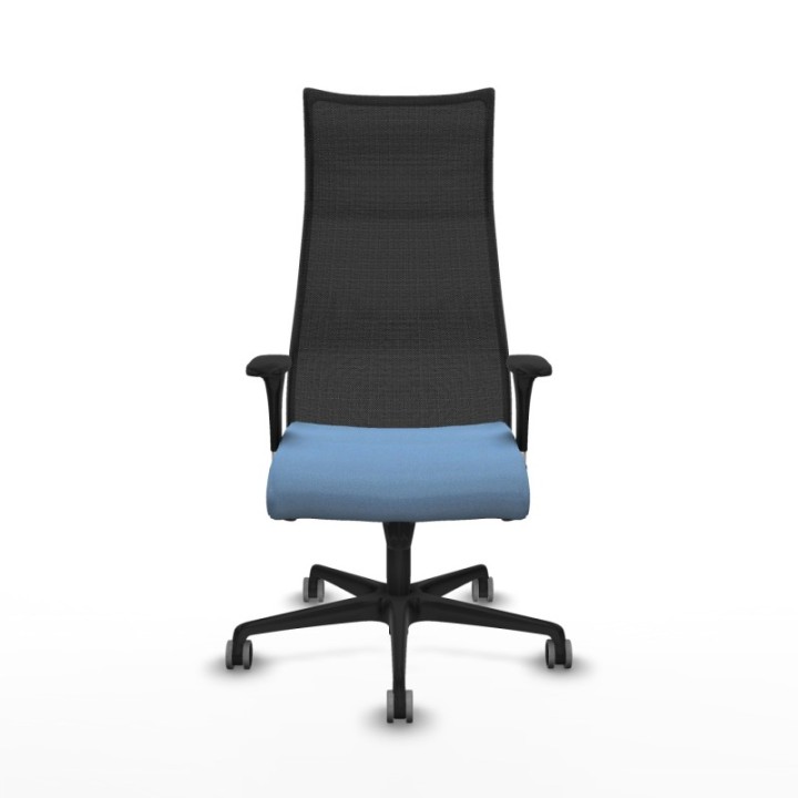 Albacete malla XL sincro malla negra bali azul cielo brazos 1D base nailon ruedas 65mm engomadas