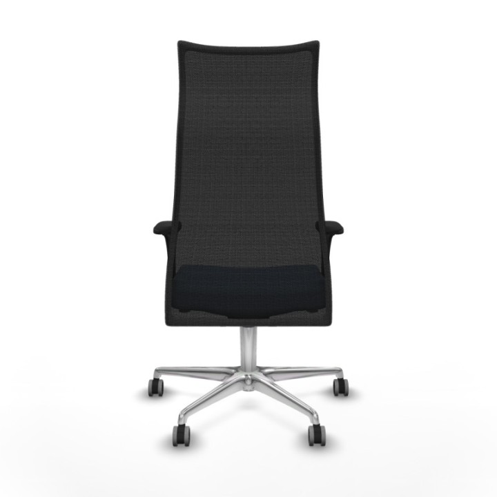 Albacete malla XL sincro malla negra bali azul cielo brazos 1D base aluminio ruedas 65mm engomadas