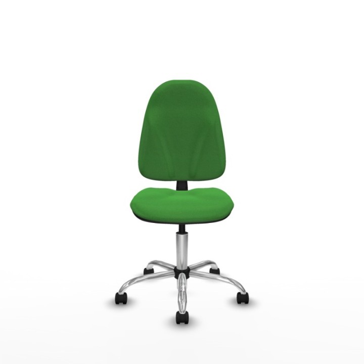 Algarra CP bali verde  base cromada ruedas nailon 50mm